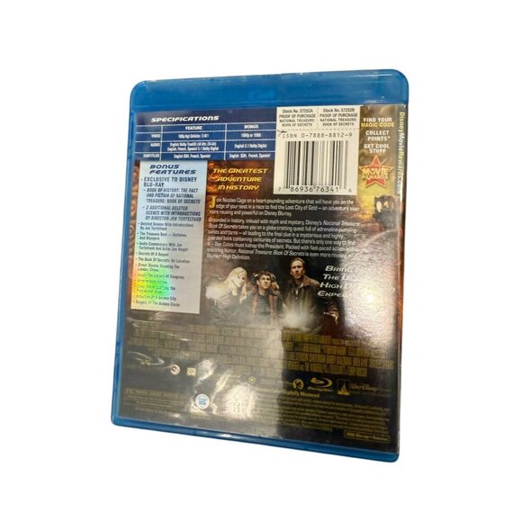 2 Blu-Ray Disc Movies - Journey to the Center of the Earth, National Treasure 2 - Picture 4 of 9